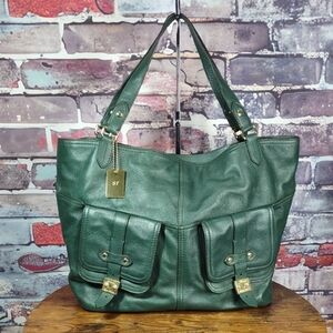 Lauren Ralph Lauren "Governor" Leather Tote Bag